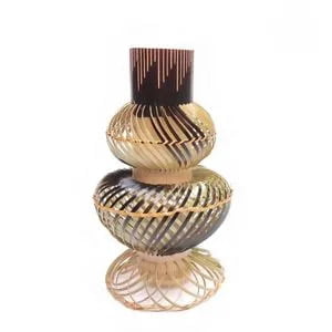 Bamboo Olpe Flower Vase Bamboo Olpe Flower Vase