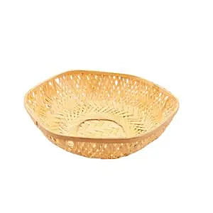 Bamboo Tokri Basket Hexagonal