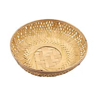 Bamboo Tokri Basket Round Bamboo Tokri Basket Round