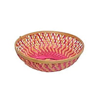 Bamboo Tokri Basket Round Bamboo Tokri Basket Round