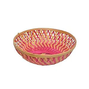 Bamboo Tokri Basket Round