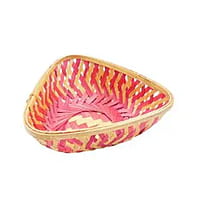 Bamboo Tokri Basket Triangle Bamboo Tokri Basket Triangle