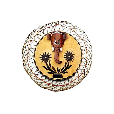 Bamboo Stick Ganesha Idol Round