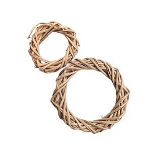 Rattan Wreath Natural
